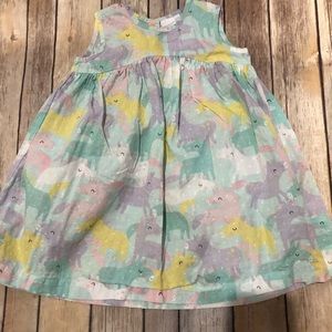 Blue zoo unicorn dress